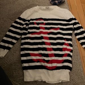 JCrew Anchor Sweater. Size Small